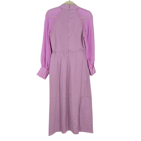 Foxiedox Front Split Halter Neck Dress Orchid Purple Women’s Size Medium NWT - Picture 13 of 13
